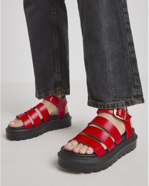 Heavenly Feet Red Saffron Sandals E Fit