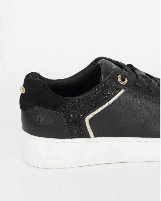 Dune White Platform Trainers D Fit