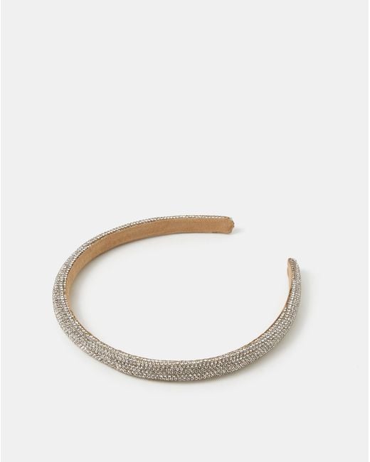 Accessorize White Diamante Headband