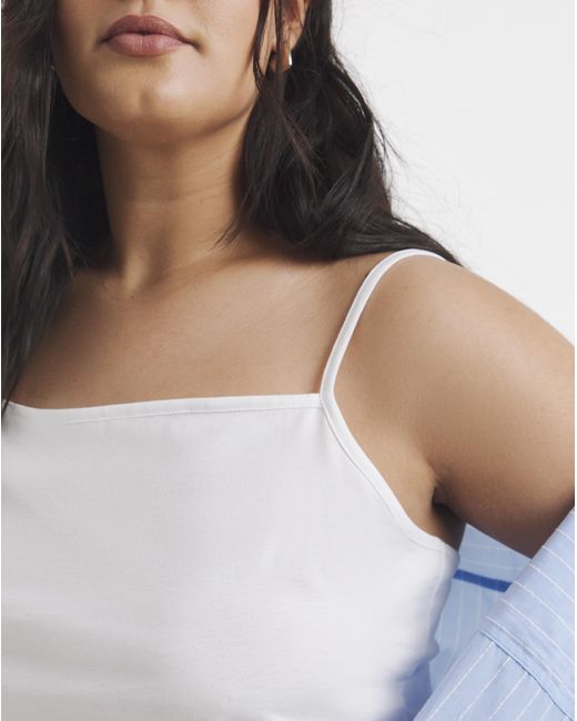 Simply Be Blue 3 Pack Square Neck Camis