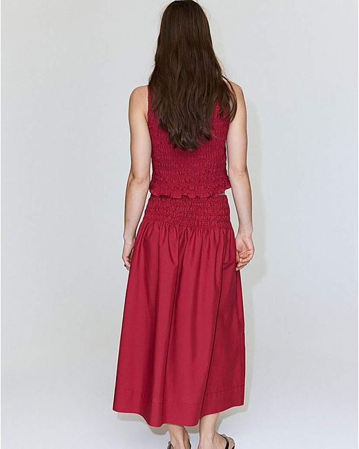 Mango Red Skirt Siros