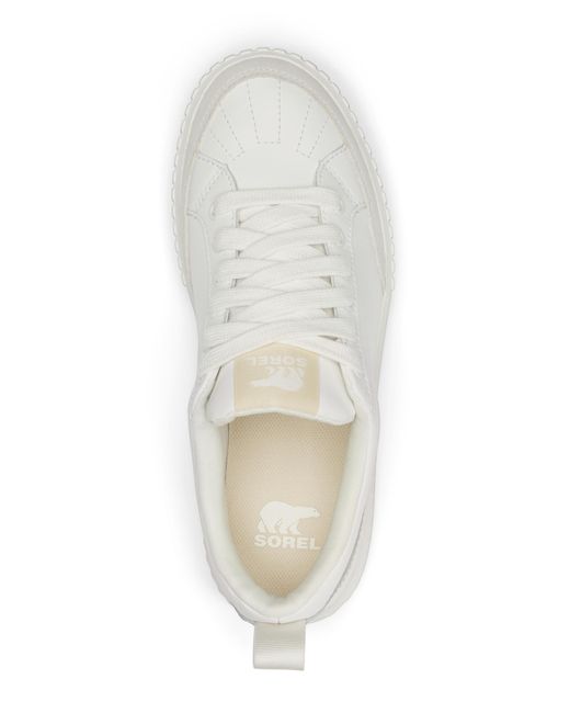 Sorel White Ona Ave Low Waterproof Trainers