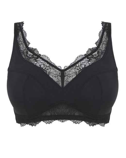 Pretty Secrets Black Ella Full Cup Non Wired Bra