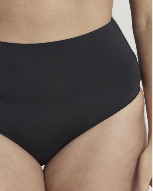 Figleaves Black Smoothing High Waisted Brief