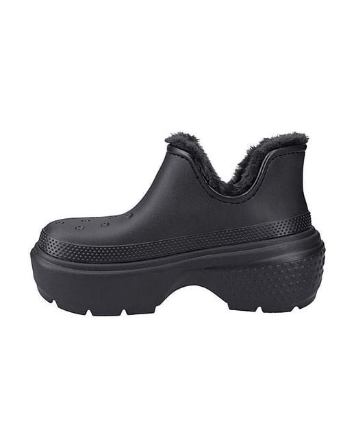 CROCSTM Black Stomp Shorty Boot