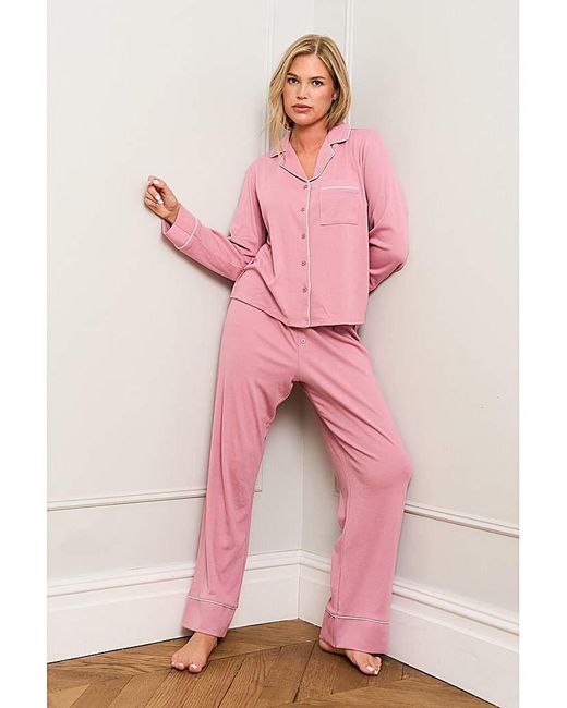 JAM The Label Pink Lilas Traditional Pyjama Set