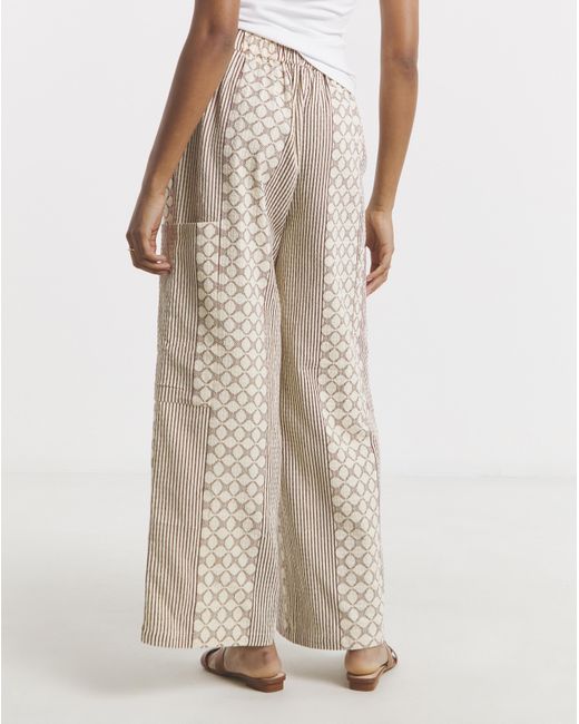 Native Youth Natural Jaquard Trouser