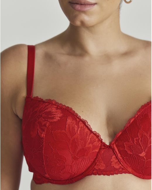 DORINA Red Curves Perfect Lace Bra