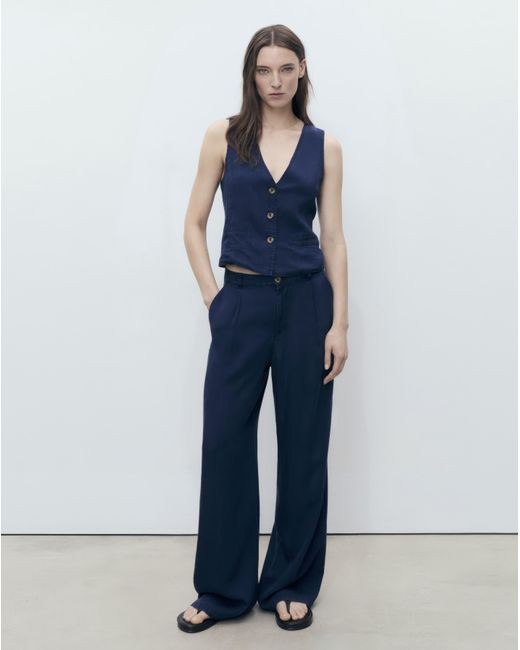 Mango Blue Vest Creta