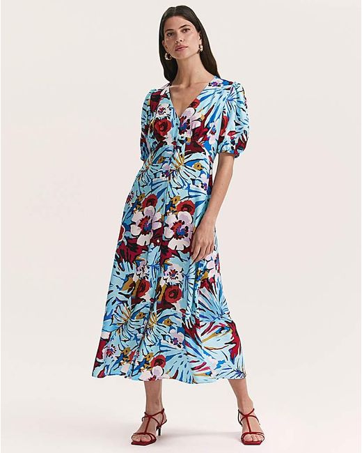 Finery London Blue Sarah Dress
