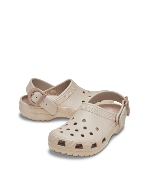 CROCSTM White Classic Buckle Clog