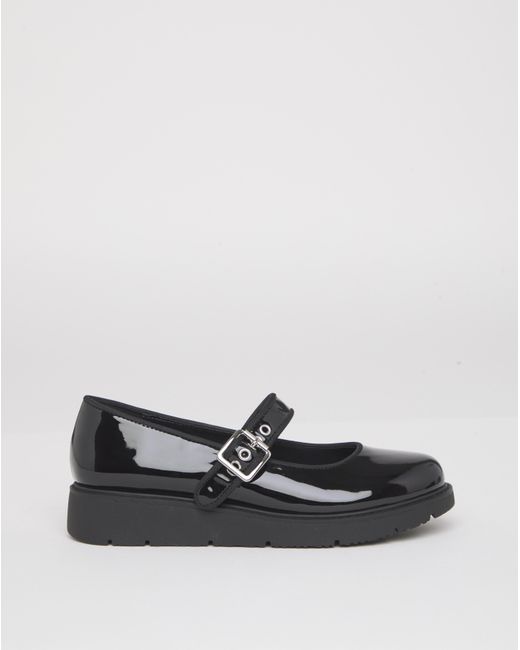 Simply Be Blue Chunky Mary Jane Extra Wide