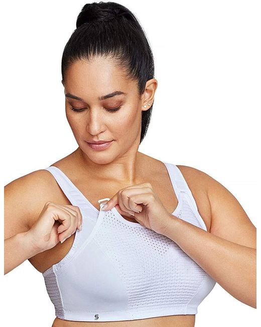 Glamorise Blue 1166 Sport Bra