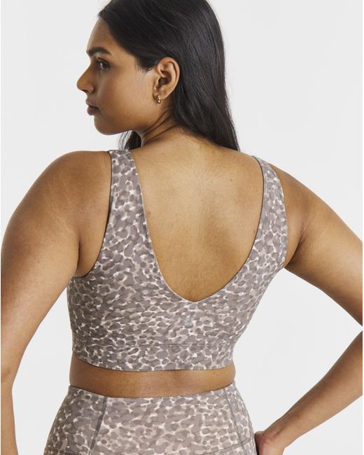 Sweaty Betty Gray Ultimate Studio Voop Bra