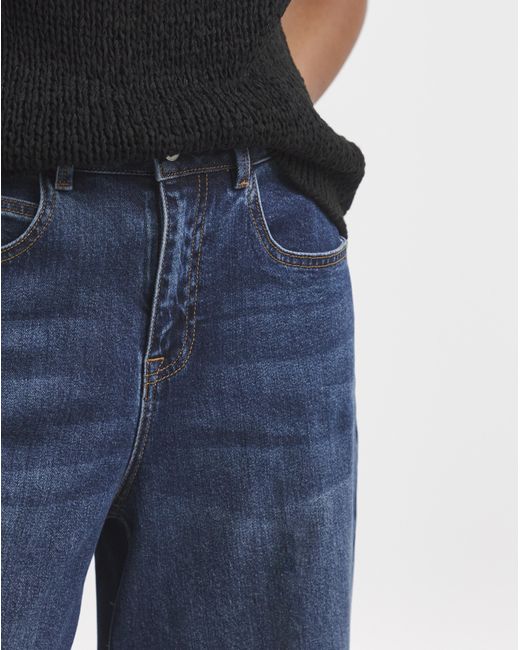 Simply Be Blue Barrel Jean