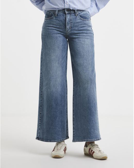 Levi's Blue 728 High Rise Wide Leg Jean