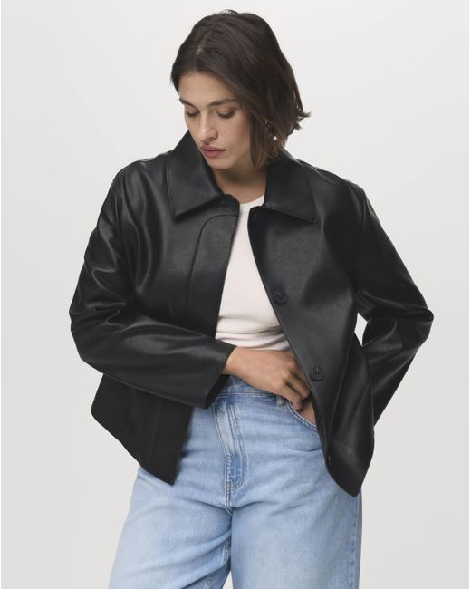Mango Blue Jacket Sabina