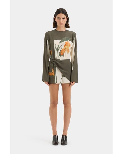 Sir Multicolor Constance Twist Mini Dress