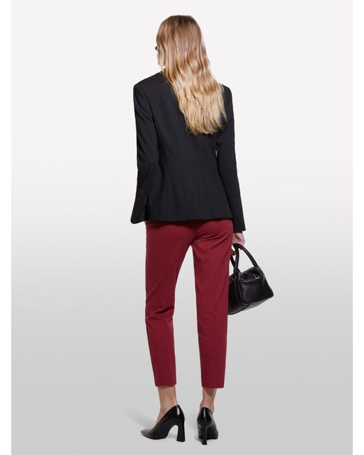 Sisley Red Cigarette Chino Trousers