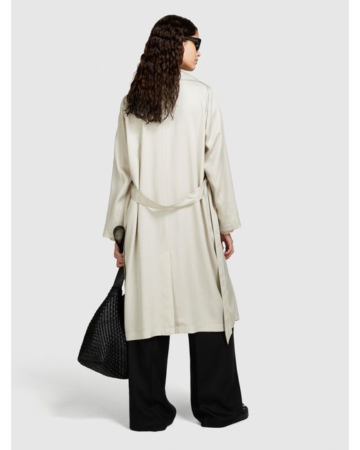 Sisley Natural Flowy Trench Coat