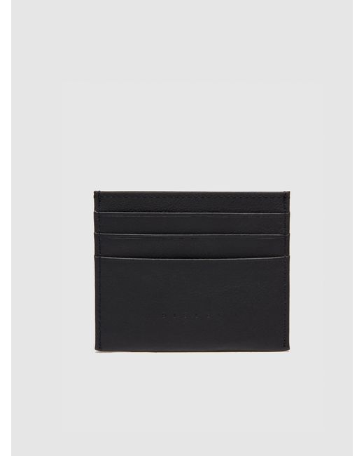 Sisley Black Leather Card Holder for men