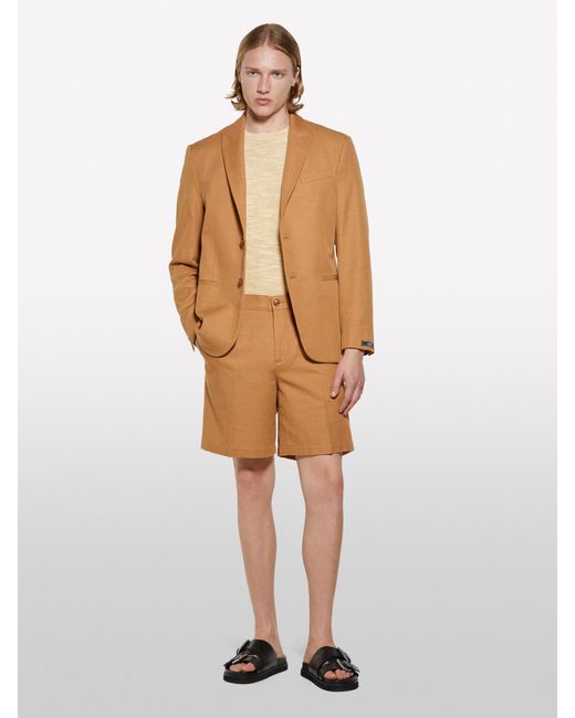 Bermuda Regular Fit Cammello di Sisley in White da Uomo