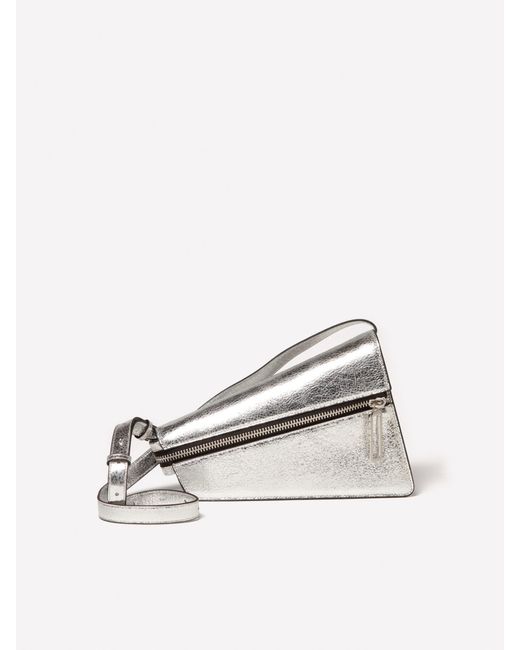 Sisley White Asymmetrische Tasche