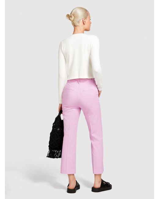 Sisley Pink Hose Mit Hoher Taille