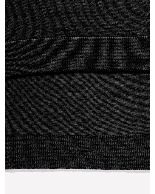 Sisley Black Knit Scarf