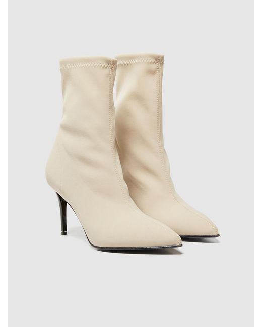 Sisley Natural Sock Ankle Boots