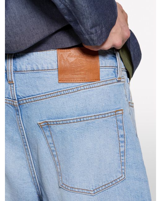 Bermuda Di Jeans Chiaro di Sisley in Blue da Uomo