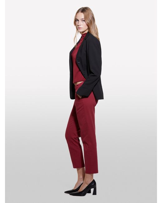 Sisley Red Cigarette Chino Trousers