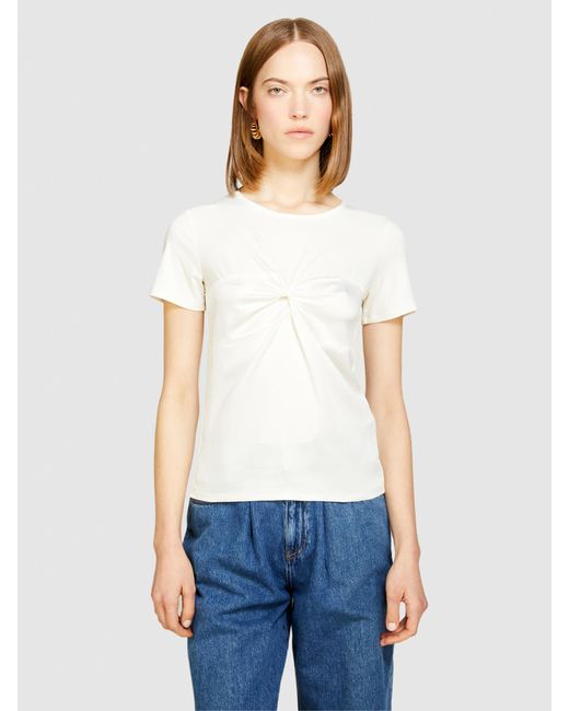 Sisley Blue T-shirt With Torchon