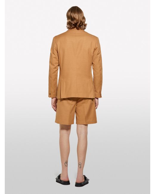 Bermuda Regular Fit Cammello di Sisley in White da Uomo