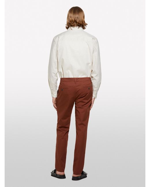 Sisley Cremeweißes Hemd Mit Normaler Passform, Mann, Größe in White für Herren