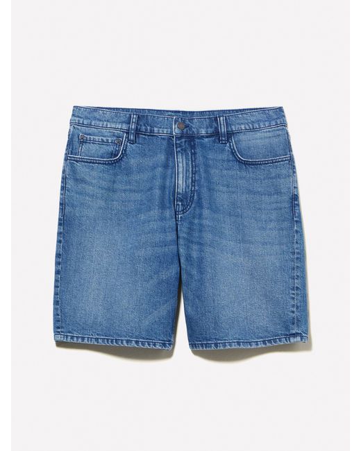 Bermuda Di Jeans Scuro di Sisley in White da Uomo