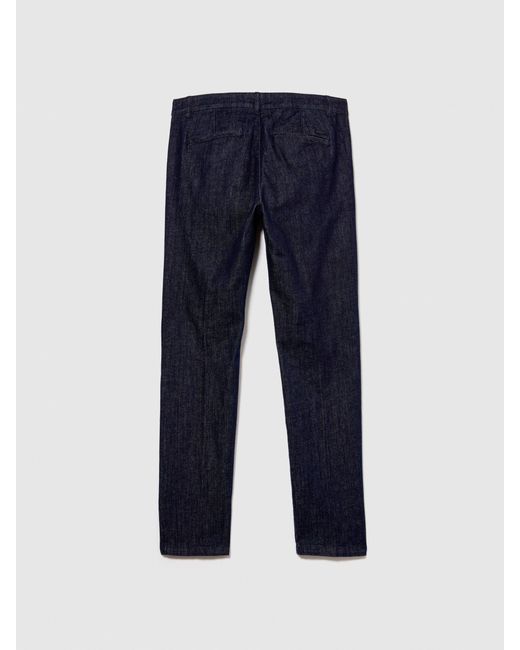 Sisley Blue Baltimore Denim Chinos for men