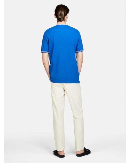 T-shirt Regular Fit Con Ricamo da Uomo di Sisley in Blu | Lyst