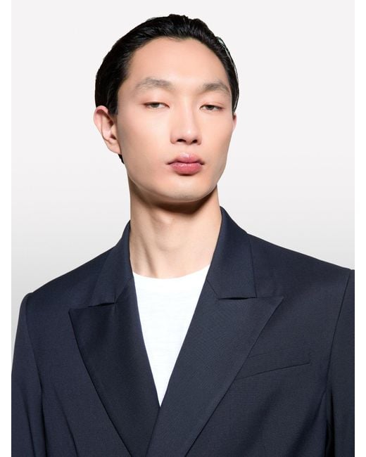 Sisley Zweireihiger Blazer in Blue für Herren