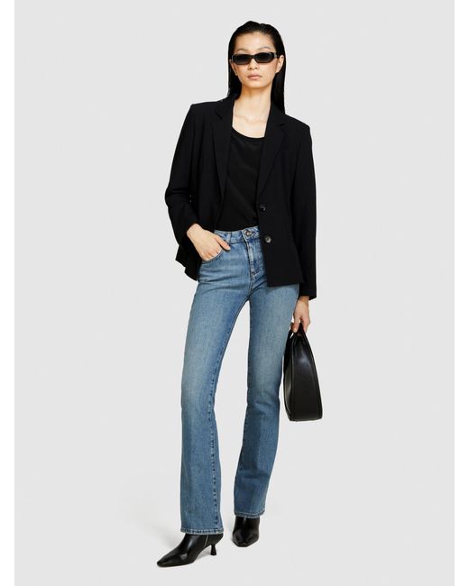 Sisley Blue Flare Fit Cannes Jeans