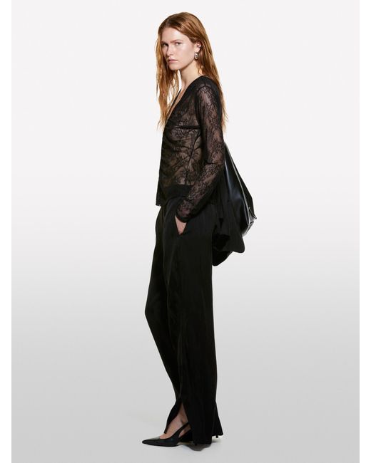 Sisley Black Lace Blouse