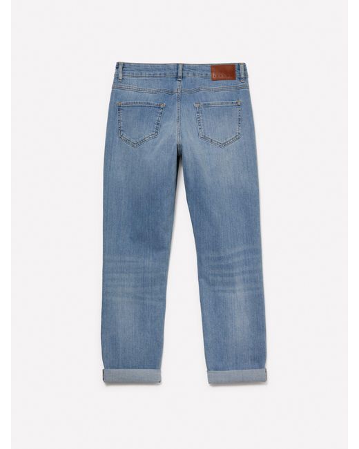 Sisley Blue Regular Fit Warsaw Jeans With Cuff