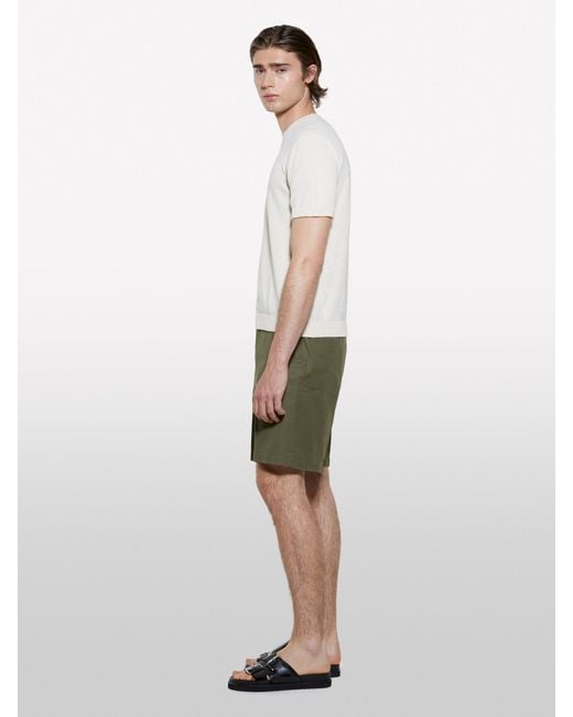 Bermuda Regular Fit Verde Militare di Sisley in White da Uomo