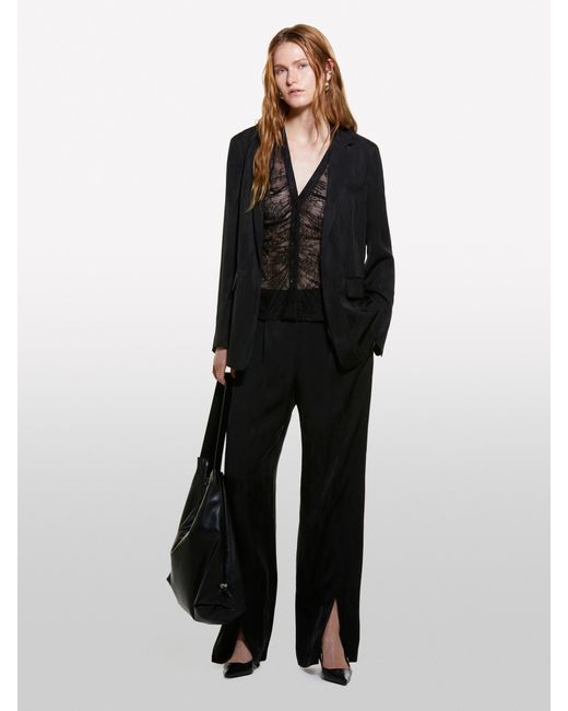 Sisley Black Lace Blouse