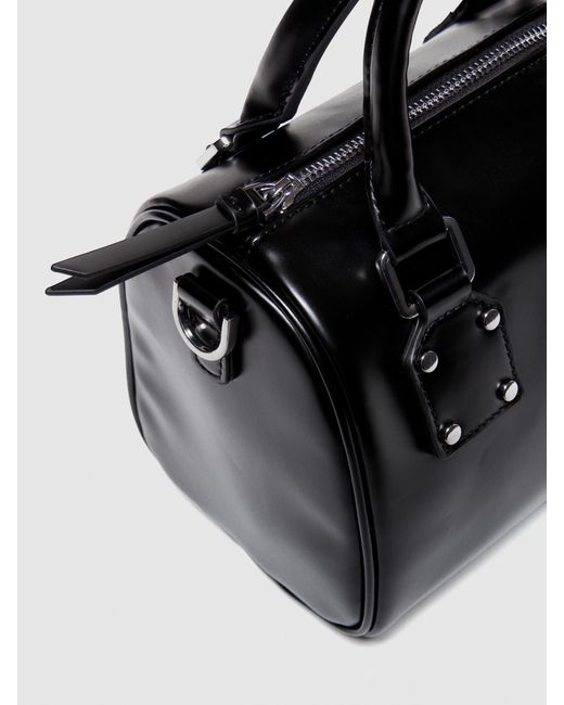 Sisley Black Mini Vanity-style Handbag With Shoulder Strap