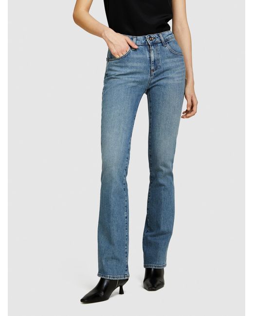 Sisley Blue Flare Fit Cannes Jeans