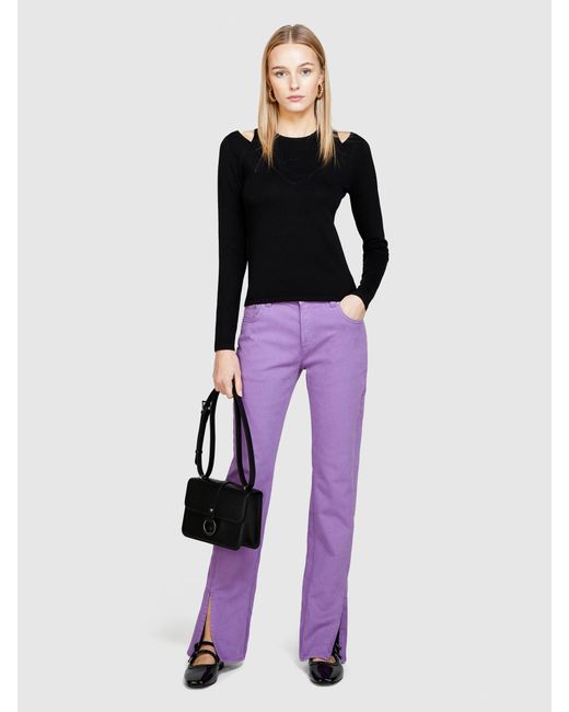 Sisley Multicolor Colorful Jeans With Slits