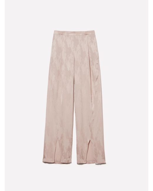 Sisley Natural Light Trousers With Slits, , Soft