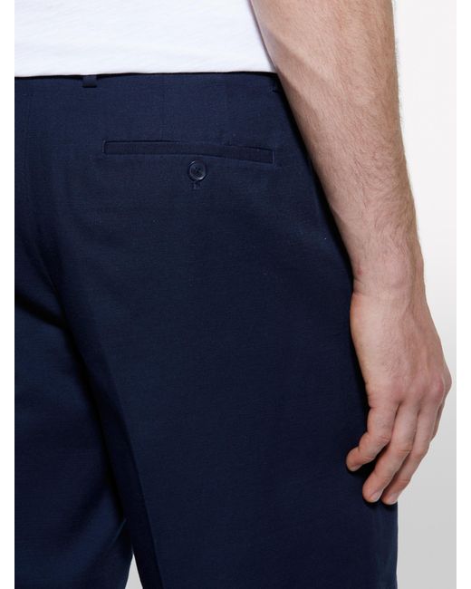 Bermuda Regular Fit Blu Scuro di Sisley in White da Uomo