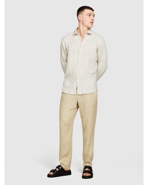 Sisley Natural 100% Linen Shirt for men